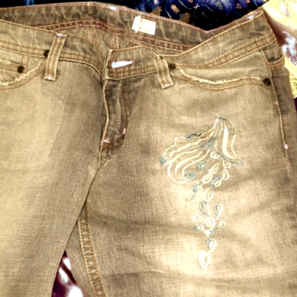 🔥Embroidered flare jeans - Picture 2 of 7